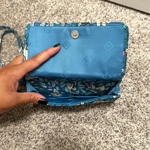 All In One Crossbody- Hanging Around Pattern With Sloths - Picture 3 of 4